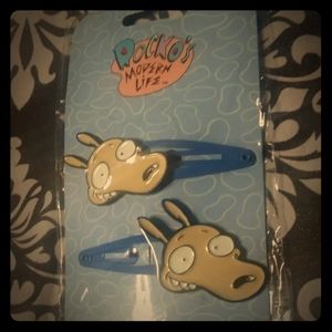 Rocko's Modern Life Hair Clips NWT - 90s Vintage